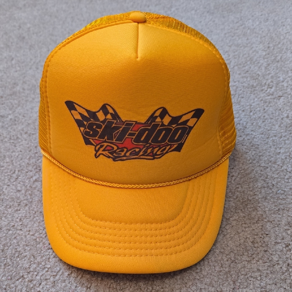 Ski-Doo Racing Yellow Trucker Hat